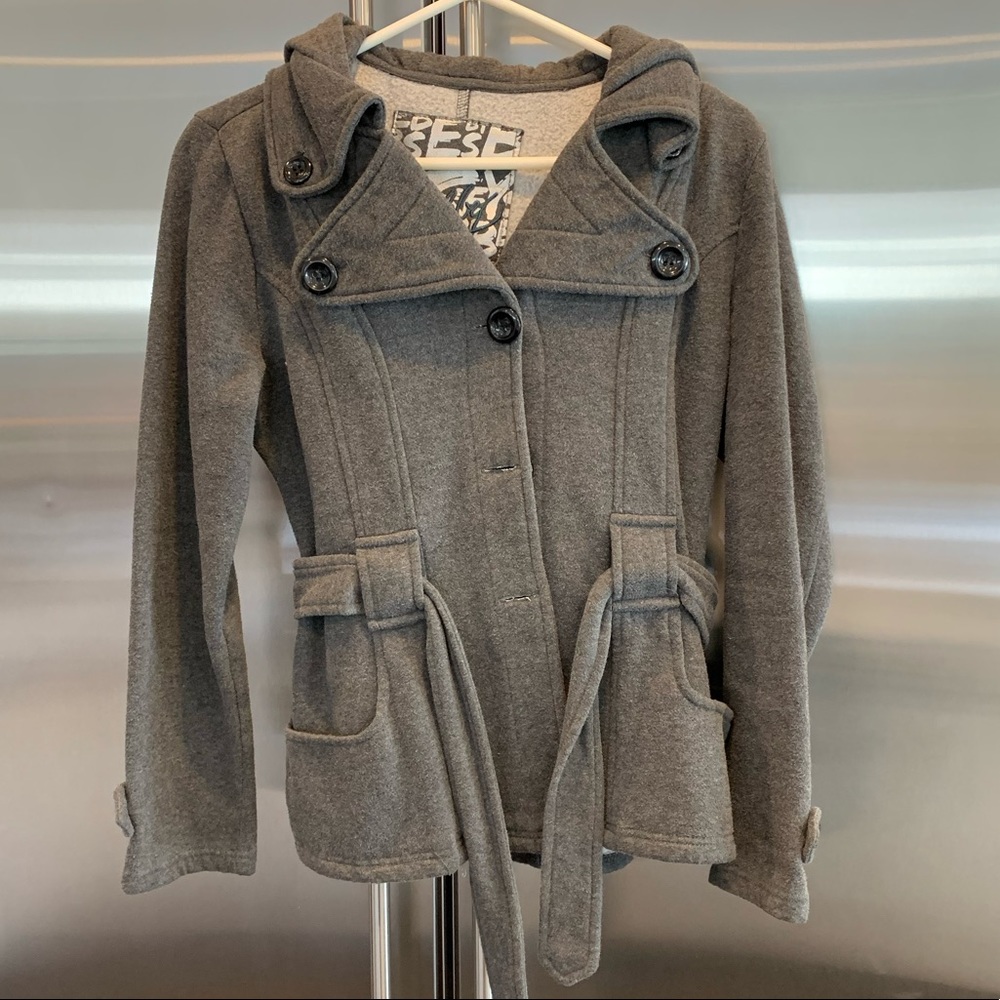 Hooded fleece jacket